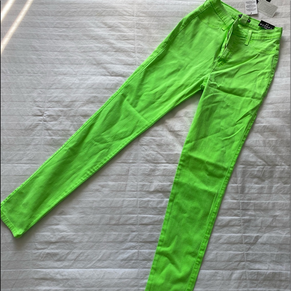 Neon green pants